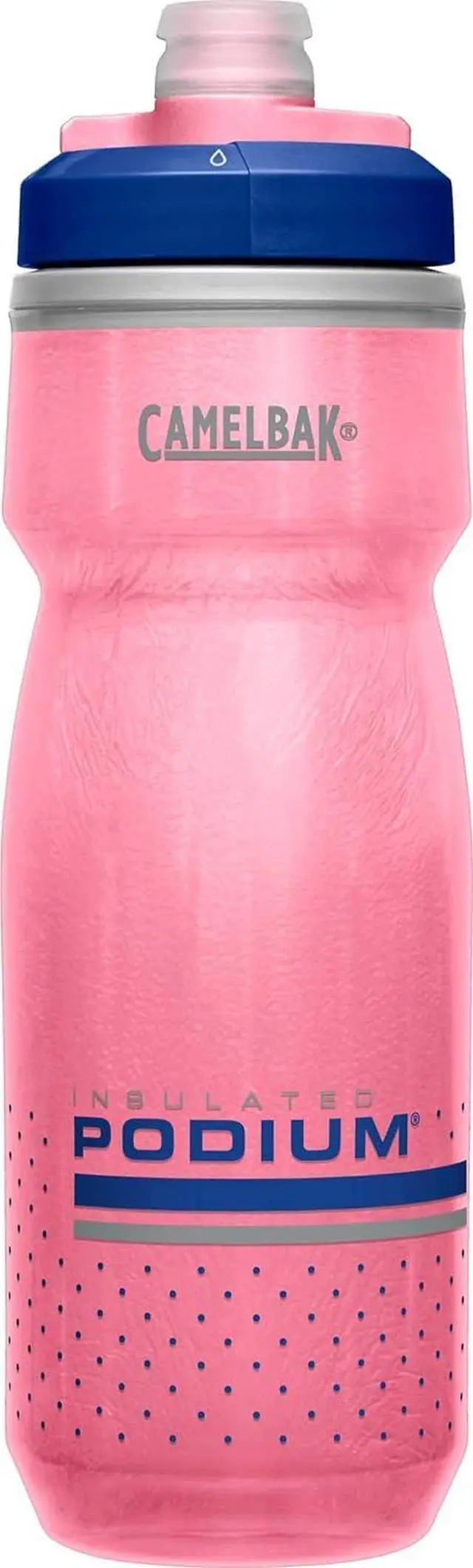 Main image of CamelBak Podium Chill Insulated Bike Water Bottle 21 oz, Pink/Ultramarine