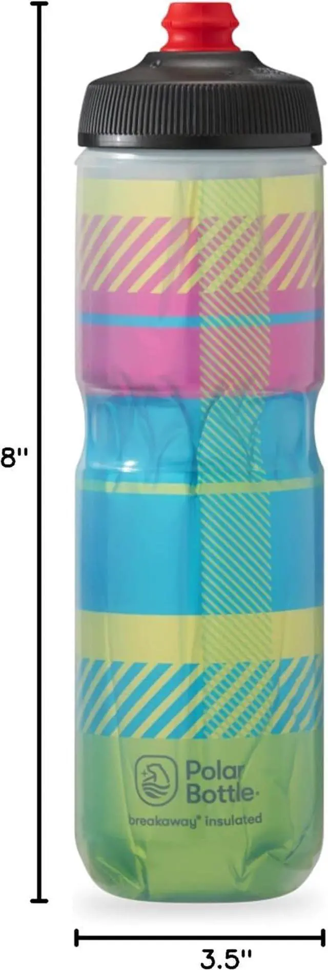 Alt view image 6 of 6 - Polar Bottle Breakaway Insulated by HydraPak (20oz & 24oz) - BPA Free, Cycling & Sports Squeeze Water Bottle