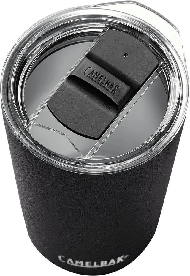 Alt view image 5 of 7 - CamelBak Horizon 16oz Tumbler - Insulated Stainless Steel - Tri-Mode Lid - Black