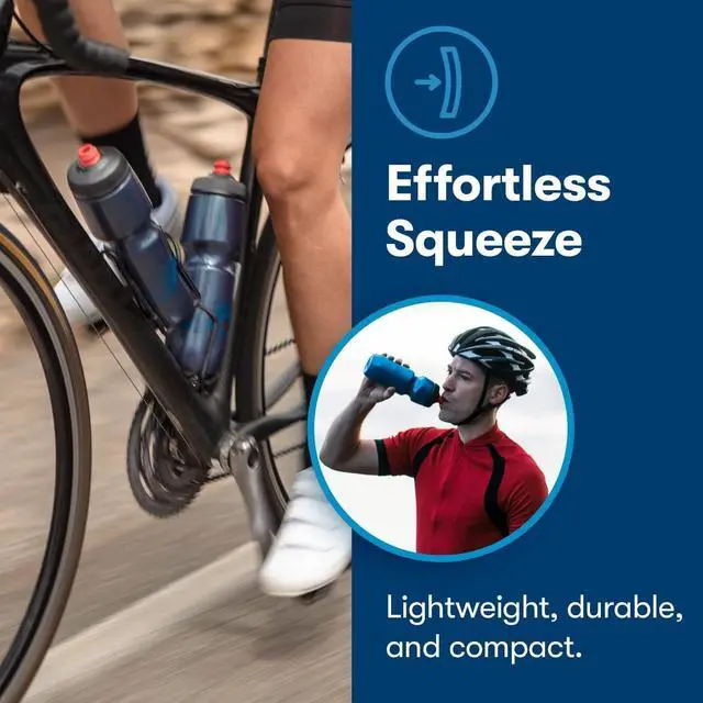 Alt view image 3 of 5 - Polar Bottle Breakaway Single Wall by HydraPak (20oz, 24oz, 30oz) - BPA-Free, Cycling & Sports Squeeze Bottle