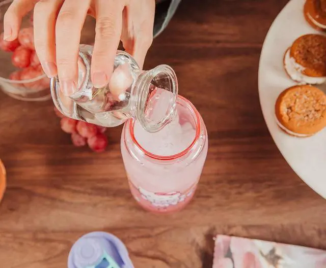 Alt view image 4 of 7 - Sanrio Hello Kitty Rainbow Treats and Stars 28-Ounce Water Bottle with Lid | BPA-Free Plastic Sports Jug With Leakproof Screw-Top Lid | Hydration For Outdoor Activities, Gym Fitness | Cute Gifts