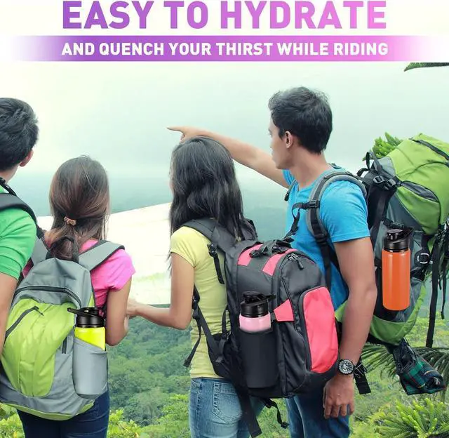Alt view image 5 of 6 - 10 Pieces 20oz Reusable Aluminum Water Bottles Bulk Multicolor Outdoor Sports Water Bottles for Travel, Gym, Hiking, Cycling, Camping, Fishing, Snap Lid(Macaron Color)