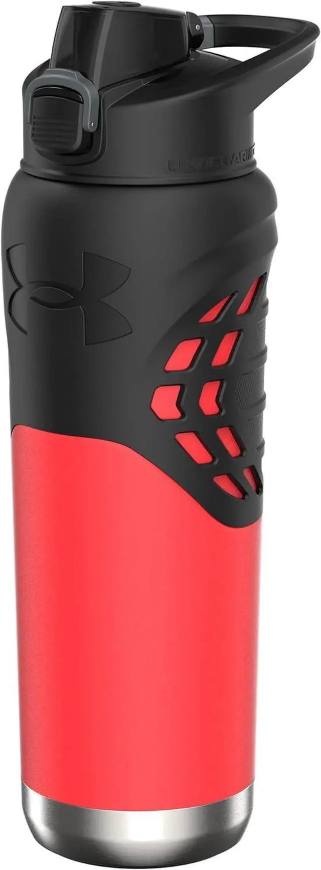 Main image of Under Armour 24Oz Stainless Steel Water Bottle, Insulated, Carabiner Easy Carry Hook, Leak Proof, Kids & Adults, All Sports, Gym