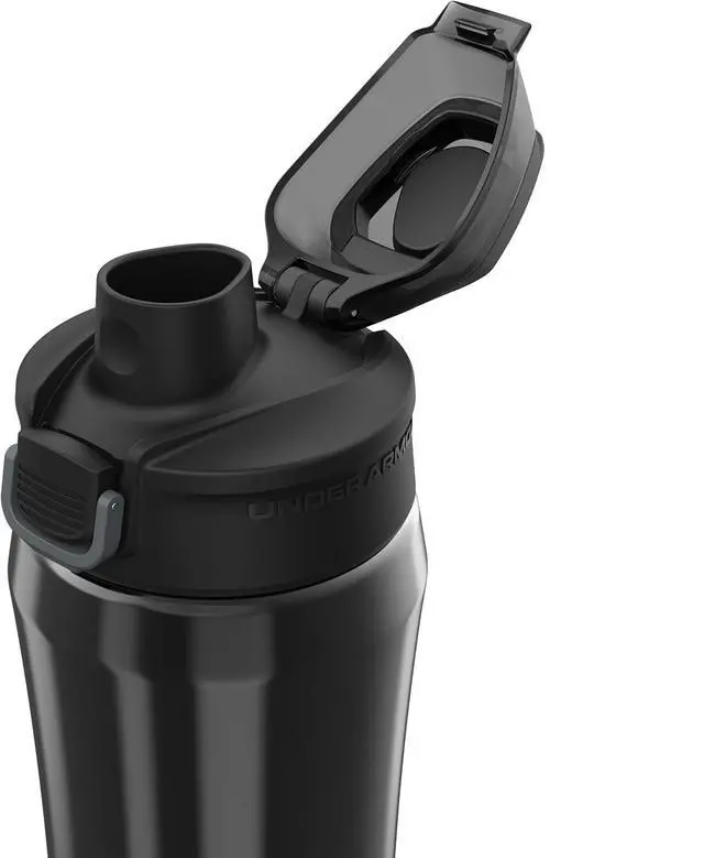Alt view image 6 of 7 - Under Armour 18oz Stainless Steel Water Bottle, Vacuum Insulated, Self Draining Protective Cap, Leak Proof, For Kids & Adults, All Sports, Gym