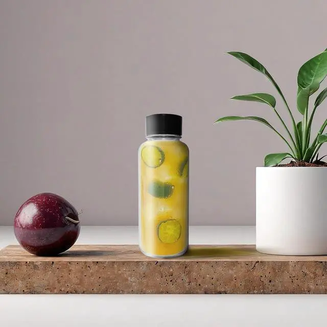 Alt view image 7 of 7 - purifyou 32oz Clear Glass Water Bottles for Fridge Set of 6 - Reusable Juicing Bottles with Lids and Neoprene Sleeves for Water, Milk, Juice, Smoothies, Tea - Stainless Steel Leak-Proof Wide Mouth