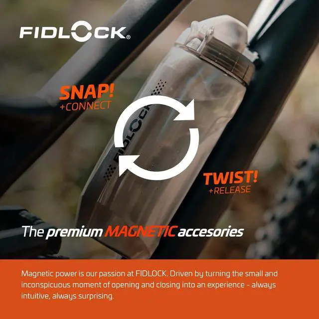 Alt view image 6 of 7 - FIDLOCK Twist Replacement Bottle 590ml/20oz | Includes Twist Bottle Only (Twist Base Not Included) | Smoke