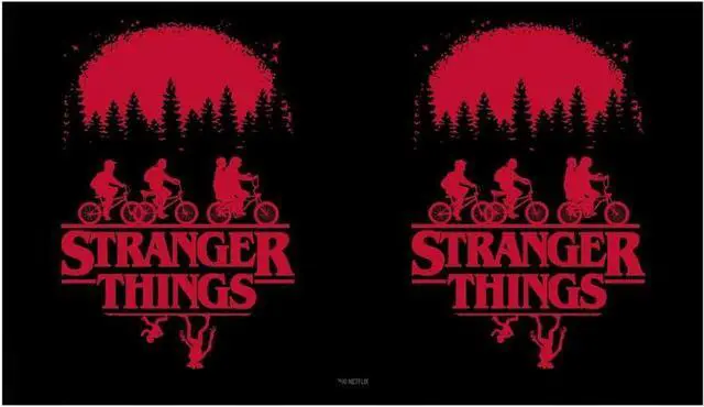 Alt view image 4 of 4 - Netflix Stranger Things SIMPLE POSTER 17 oz Stainless Steel Bottle, Multicolor