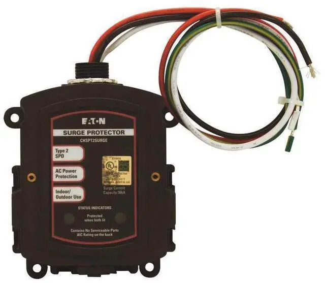 Alt view image 3 of 5 - Eaton CHSPT2SURGE SPD Type 2 Chsp Whole Home Surge Protector, Nema 4, Single Phase, 120/240 Volts, Ul 1449 3Rd Edition