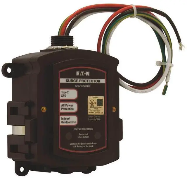 Alt view image 4 of 5 - Eaton CHSPT2SURGE SPD Type 2 Chsp Whole Home Surge Protector, Nema 4, Single Phase, 120/240 Volts, Ul 1449 3Rd Edition