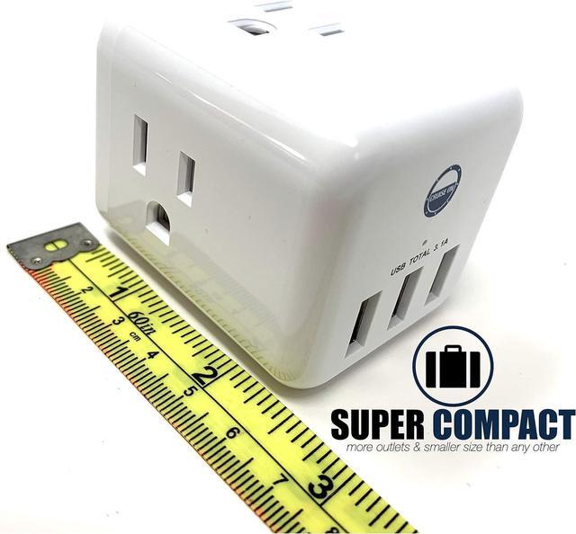 Alt view image 6 of 7 - Cruise Approved Power Strip Non Surge Protector for Cruise Ship Multi Plug, 6 Outlets, 3 USB & 3 AC Outlet for Carnival, Celebrity, Princess, Norwegian & Major Lines in 2025 & 2026