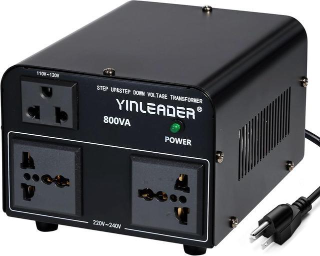 Yinleader 800W Voltage Converter Transformer - Step Up 110V To 220V Or Step Down 220V To 110V