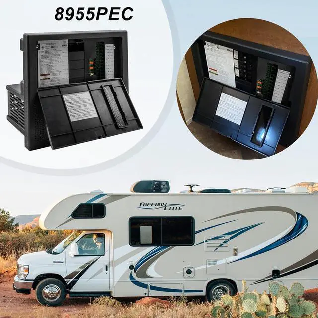 Alt view image 6 of 7 - WF-8955-AD-PEC Power Center, WF8955pec 8900 Power Converter Battery Chargers for rv,Camper, rv Lithium Converter Charger,ac/dc Distribution Panel 30 amp,Camper Power Converter 55 amp