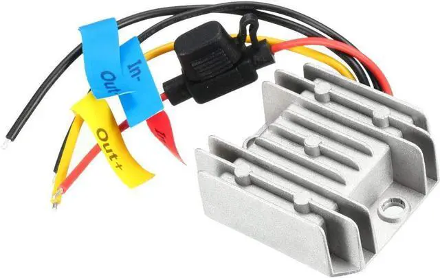 Alt view image 5 of 7 - uxcell Power Voltage Converter DC 12V/24V to DC 6V 10A 60W Waterproof Voltage Convert Transformer