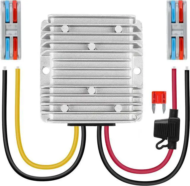 Main image of SUPERNIGHT DC 12V Step Up to 24V 10A 240W DC Boost Converter with Fuse Waterproof Voltage Regulator Module Transformer for Golf Cart Club Car LED Strip Light