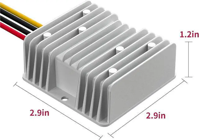 Alt view image 5 of 7 - SUPERNIGHT DC 12V Step Up to 24V 10A 240W DC Boost Converter with Fuse Waterproof Voltage Regulator Module Transformer for Golf Cart Club Car LED Strip Light