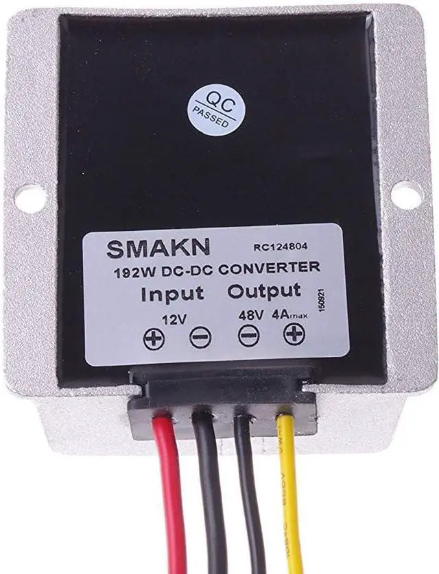 Alt view image 5 of 7 - SMAKN® Waterproof DC/DC Converter 12V (10-30V) Step UP to 48V/4A 192W Power Supply Module