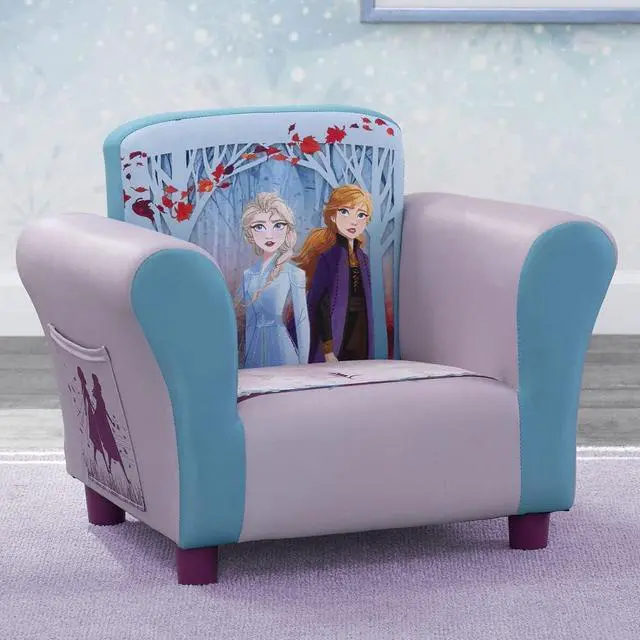 Alt view image 2 of 6 - Delta Children Kids Character Upholstered Chair, Disney Frozen II