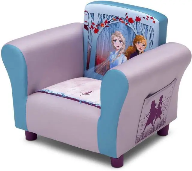 Alt view image 4 of 6 - Delta Children Kids Character Upholstered Chair, Disney Frozen II