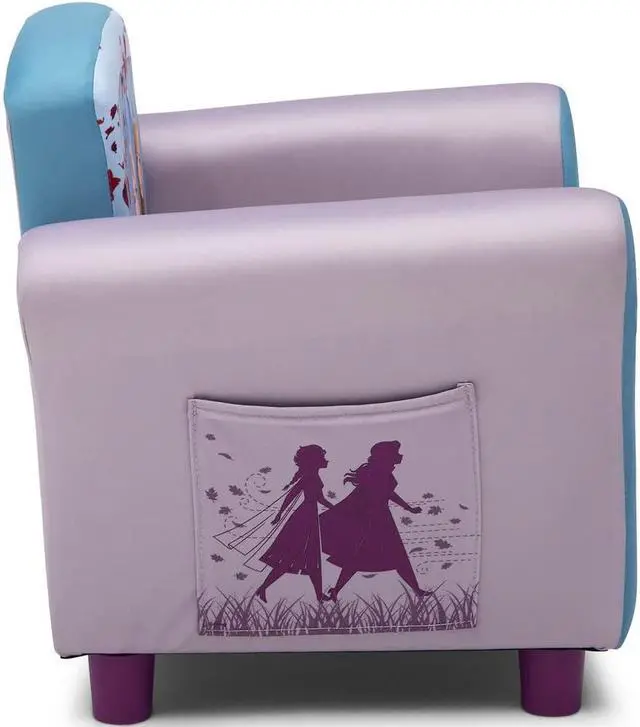 Alt view image 6 of 6 - Delta Children Kids Character Upholstered Chair, Disney Frozen II