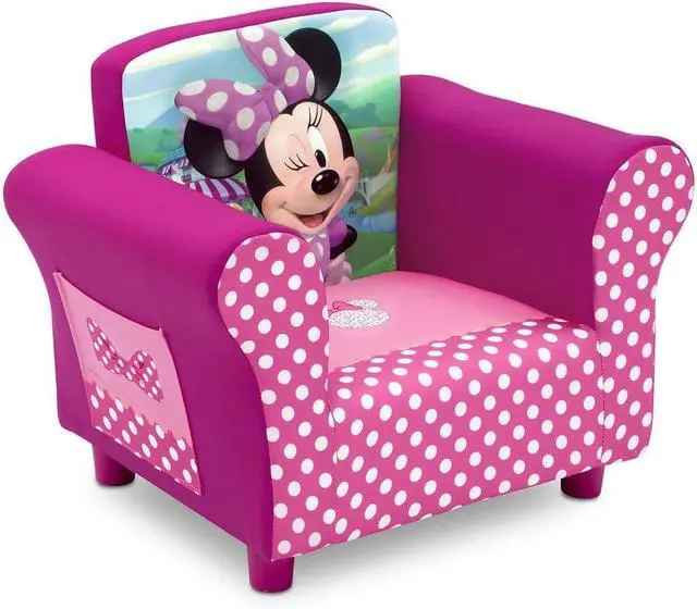 Main image of Delta Children Upholstered Chair, Disney Minnie Mouse