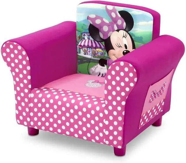 Alt view image 3 of 6 - Delta Children Upholstered Chair, Disney Minnie Mouse