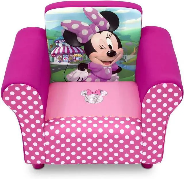 Alt view image 4 of 6 - Delta Children Upholstered Chair, Disney Minnie Mouse