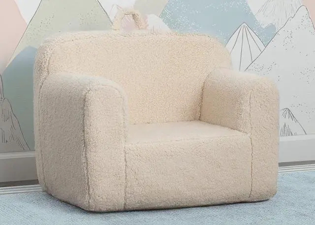 Alt view image 7 of 7 - Delta Children Cozee Sherpa Chair, Cream