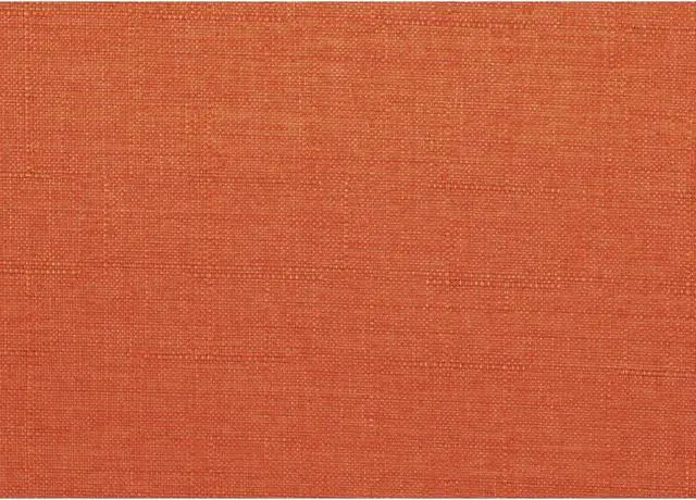 Alt view image 7 of 7 - Lexicon Mid Century Modern Accent Chair with Solid Wood Frame in Walnut Finish, Upholstered Living Room Lounge Arm Chair, Thick and Comfy Innerspring Seat Cushion, Linen-Look Fabric, Orange