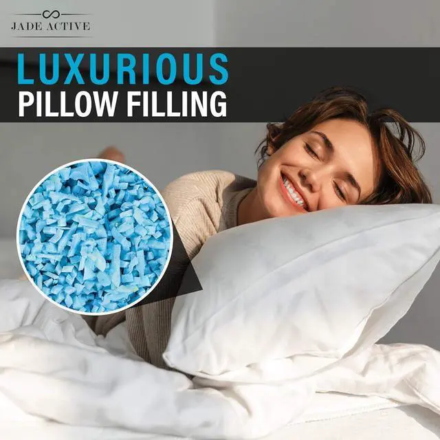 Alt view image 3 of 7 - Bean Bag Filler, 10 LBS Premium Bean Bag Booster Shredded Memory Foam, Soft Stuffing for Dog Bed or Couch Cushion, Filling Even for Artwork