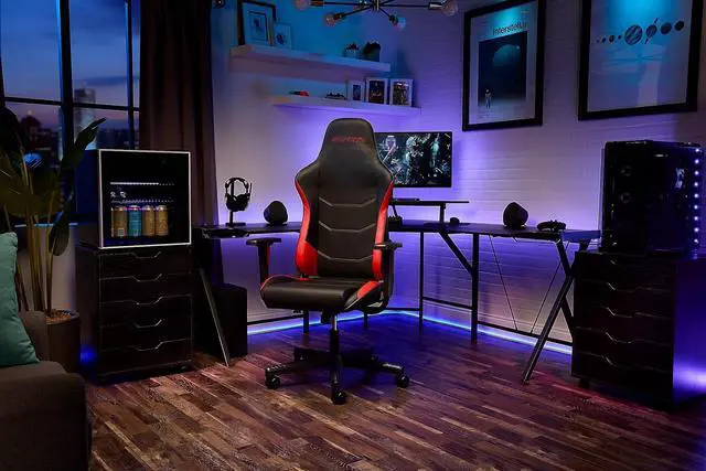Alt view image 2 of 7 - RESPAWN 110 Gaming Chair - Gamer Chair PC Computer Chair, Ergonomic Gaming Chairs, Office Chair with Integrated Headrest, Gaming Chair for Adults 135 Degree Recline with Angle Lock - Red