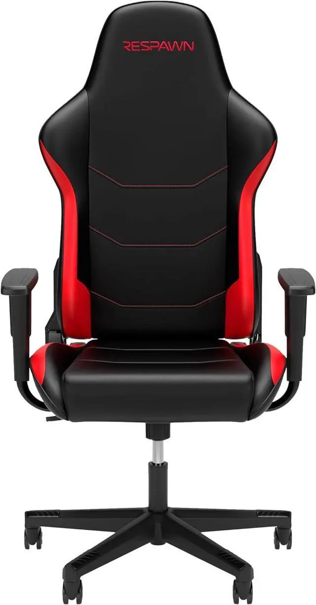 Alt view image 4 of 7 - RESPAWN 110 Gaming Chair - Gamer Chair PC Computer Chair, Ergonomic Gaming Chairs, Office Chair with Integrated Headrest, Gaming Chair for Adults 135 Degree Recline with Angle Lock - Red