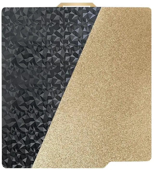 Main image of PEO+PEI Build Plate for Bambu Lab X1C/X1/P1P/P1S/A1, 257x257mm Double Sided PEO+PEI Spring Steel Bed Plate Flexible Textured Print Bed for Bambulab 3D Printers
