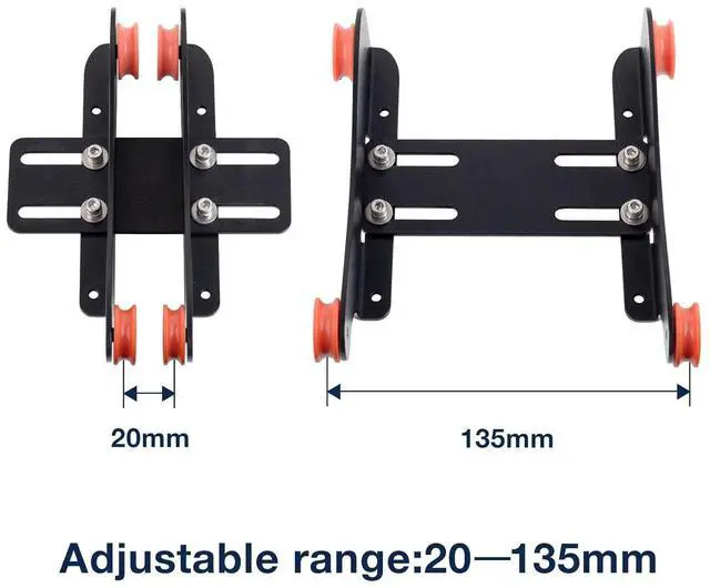 Alt view image 6 of 7 - UniTak3D Metal Filament Spool Holder Holder Adjustable Filament Spool Holder with Smooth Bearing Compatible with Voxelab Aquila, Ender 3 V2, Ender 3 Pro, CR10, Ender 5 Pro Series