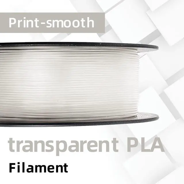 Alt view image 7 of 7 - GIANTARM Clear PLA Filament, 1.75mm Transparent PLA 1kg Spool (2.2lbs), 3D Printer Filament with Vacuum Packaging