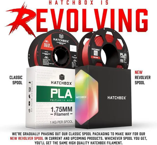 Alt view image 3 of 7 - HATCHBOX 1.75mm Silk White PLA 3D Printer Filament, 1 KG Spool, Dimensional Accuracy +/- 0.03 mm, 3D Printing Filament