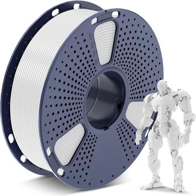 Main image of SUNLU PLA 3D Printer Filament PLA Filament 1.75mm, Neatly Wound PLA 3D Printing Filament, Dimensional Accuracy +/- 0.02 mm, Fit Most FDM 3D Printer, 1kg Spool (2.2lbs), Good for Lithophane, PLA White