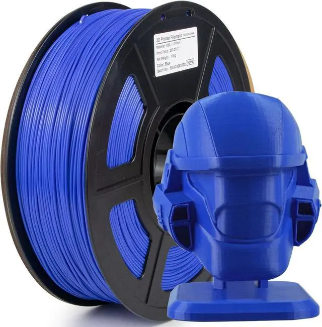Main image of ASA Filament 1.75mm, UV/Heat Resistant/Weather Resistant ASA 3D Printer Filament, Perfect for Printing Outdoor Functional Parts, Blue Filament 1kg(2.2lbs) Spool