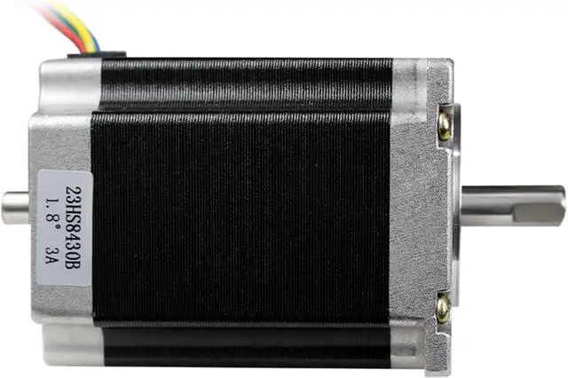 Main image of Nema23 Stepper Motor 76mm Dual Shaft 3A 270oz-in 4 Lead Wire for CNC Router Engraving Milling/3D Printer