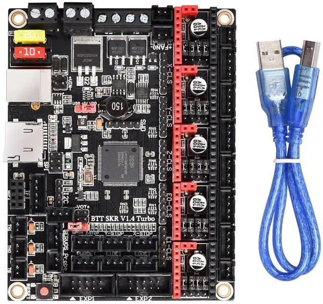 Main image of BIGTREETECH SKR V1.4 Turbo 32Bit Control Board 120MHZ Support 5 Axis TMC2209 Stepper Motor Driver Klipper/Marlin Compatible with HDMI5/TFT35/TFT70 Touch Screen BTT Pi for Ender 3/CR10/Voron DIY Board