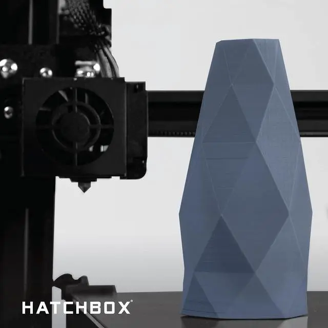 Alt view image 7 of 7 - HATCHBOX 1.75mm Gray Blue PLA 3D Printer Filament, 1 KG Spool, Dimensional Accuracy +/- 0.03 mm, 3D Printing Filament
