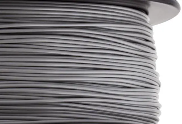Alt view image 2 of 7 - HATCHBOX 1.75mm Cool Gray PLA 3D Printer Filament, 1 KG Spool, Dimensional Accuracy +/- 0.03 mm, 3D Printing Filament
