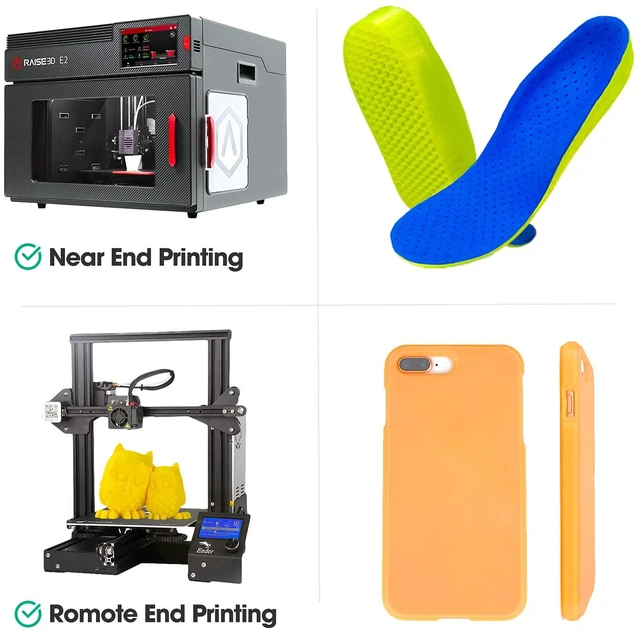 Alt view image 6 of 7 - eSUN TPU 95A Filament 1.75mm, Flexible 3D Printer Filament TPU, Dimensional Accuracy +/- 0.05mm, 1KG Spool (2.2 LBS) 3D Printing Filament for 3D Printers, Black