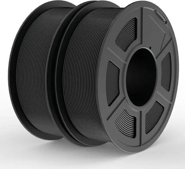 Main image of JAYO High Speed PLA Filament 1.75mm, PLA 3D Printer Filament for Fast Printing up to 600mm/s, High Flowable PLA Filament Dimensional Accuracy +/- 0.02mm, 2 Pack, Rapid PLA 2.2KG in Total, Black+Black