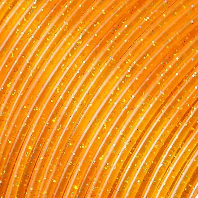 Alt view image 3 of 7 - iSANMATE 3D Printer Filament, Transparent Glitter Orange PLA Filament 1.75 mm, 3D Printing Filament 1KG/2.2lb