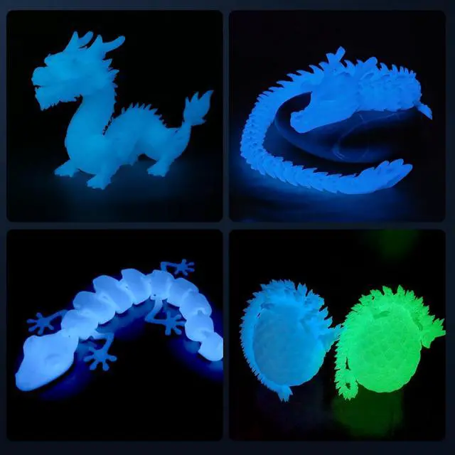 Alt view image 5 of 7 - CCTREE Glow in The Dark PLA 3D Printer Filament 1.75mm, 1KG Spool (2.2lbs), Dimensional Accuracy +/- 0.03mm, PLA+ Stronger and Tougher 3D Printing Filament Plus, Glow Blue