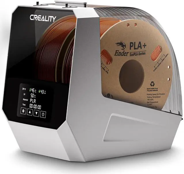Main image of 2024 Official Space Pi Filament Dryer Plus, 2 Rolls 3D Printer Filament Dry Box with 360° PTC Fast Heating, 4'' LCD Touch Screen, Filament dehydrator Fits 1.75/2.85mm PLA PETG ABS Filament