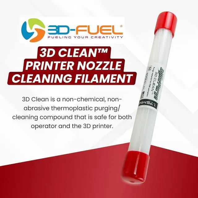 Alt view image 2 of 7 - 3D Fuel 3D Clean Printer Nozzle Cleaning Filament, Made in USA | 50 Sticks 1.75mm +/- 0.03mm