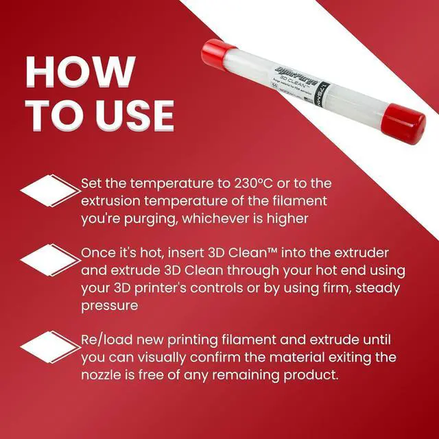 Alt view image 6 of 7 - 3D Fuel 3D Clean Printer Nozzle Cleaning Filament, Made in USA | 50 Sticks 1.75mm +/- 0.03mm