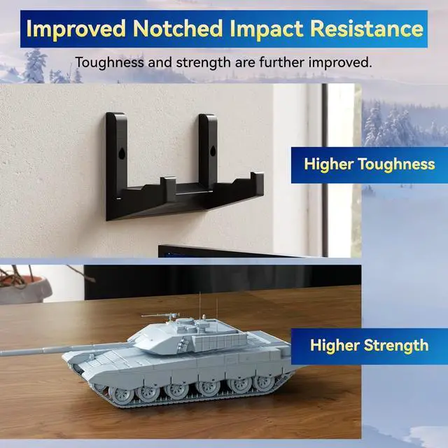 Alt view image 3 of 7 - PETG Pro (PETG+) 3D Printer Filament, Updated Stronger Impact Resistance, Dimensional Accuracy +/-0.03mm, 1.75mm, 1 kg, White