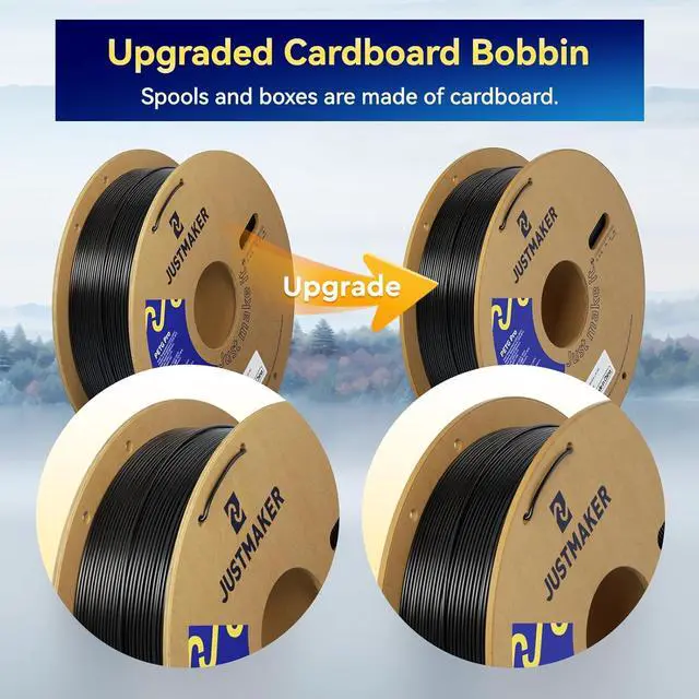 Alt view image 6 of 7 - PETG Pro (PETG+) 3D Printer Filament, Updated Stronger Impact Resistance, Dimensional Accuracy +/-0.03mm, 1.75mm, 1 kg, White